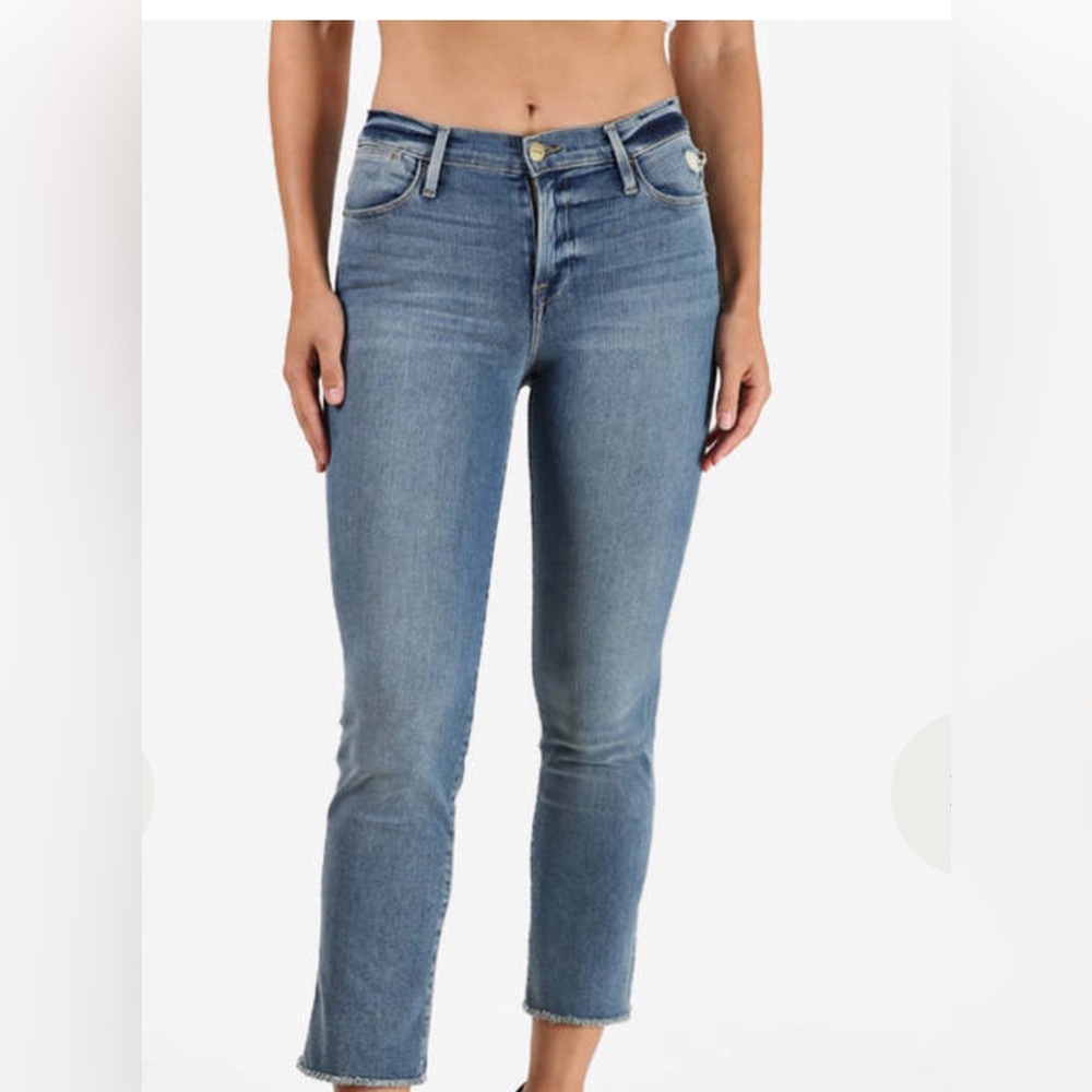 **Frame Denim ROXTON   Le High Straight  Cropped Jeans